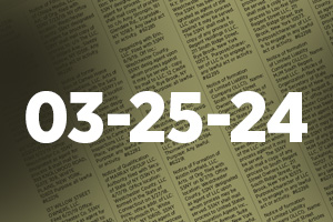 Legal records March 25, 2024