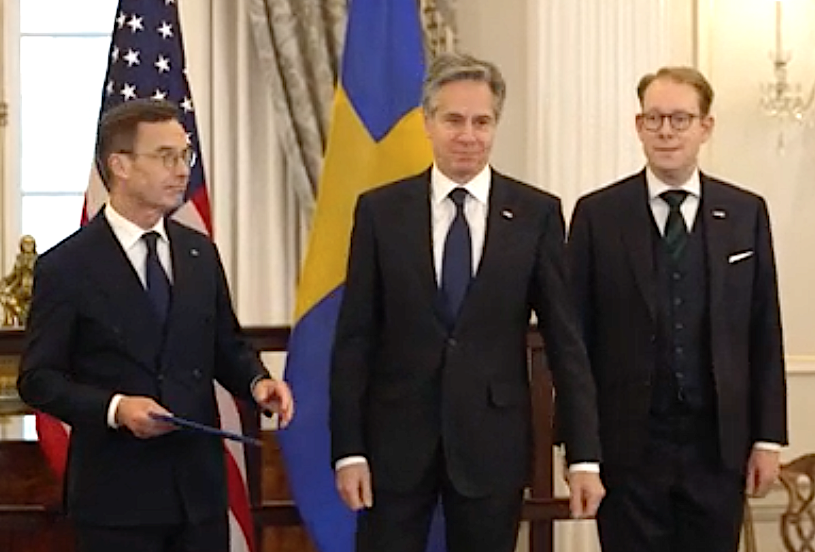 Sweden officially joins NATO, becoming alliance's 32nd member