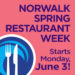 Norwalk Spring Restaurant Week launches June 3
