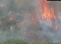 CNN WIRE — Wildfire rages in Los Angeles County: VIDEO