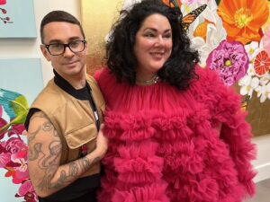 Christian Siriano and Ashley Longshore