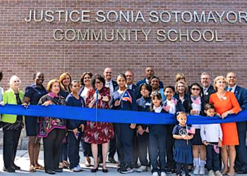 Justice Sotomayor expresses gratitude to Yonkers at opening of Sotomayor school