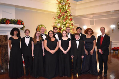 The Manhattan University Singers, directed by Andrew Bauer, performed at Hospice of Westchester’s 23rd annual Tree of Life Reception.