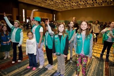 The second annual Girl Scout Round Up: Cookie Rally and Entrepreneur Fair marks the readiness for Girl Scouts of Connecticut’s popular Girl Scout Cookie season. / Photo courtesy Girl Scouts of Connecticut.