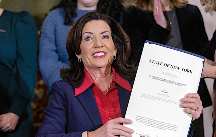 Hochul signs into law reproductive rights bill from Westchester State Sen. Mayer