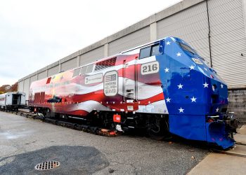 MTA unveils special locomotive at North White Plains yard