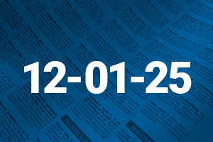 Legal records December 1, 2025