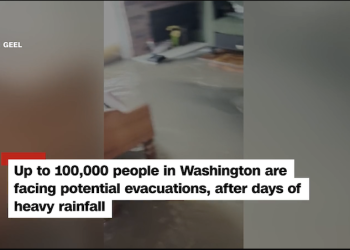 CNN WIRE Video: 100,000 advised to evacuate Washington floods
