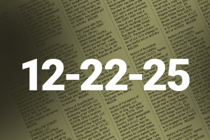 Legal records December 22, 2025