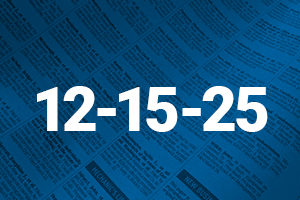 Legal records December 15, 2025