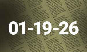 Legal records January 19, 2026