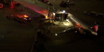 CNN WIRE — Delta flight makes emergency landing: VIDEO