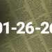 Legal records January 26, 2026