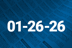 Legal records January 26, 2026