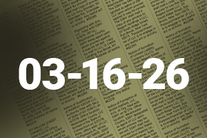 Legal records March 16, 2026