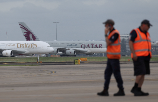 The war brings travel advisories, closed airports, empty skies