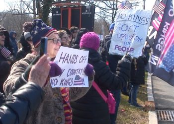 Westchester and Fairfield residents join in global ‘No Kings’ protests: VIDEO