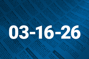Legal records March 16, 2026