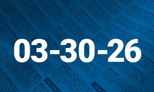 Legal records March 30, 2026