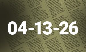 Legal records April 13, 2026
