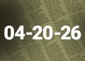 Legal records April 20, 2026