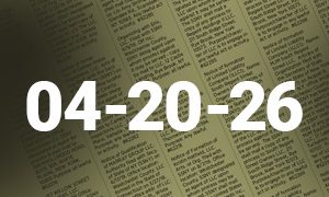 Legal records April 20, 2026