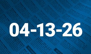 Legal records April 13, 2026