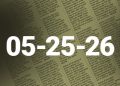 Legal records May 25, 2026