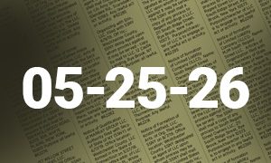 Legal records May 25, 2026