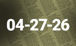 Legal records April 27, 2026