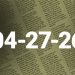 Legal records April 27, 2026