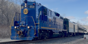 Train service returning to Torrington, sort of