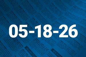 Legal records May 18, 2026