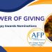 THE 2026 HONOREE FOR OUTSTANDING FUNDRAISING VOLUNTEER